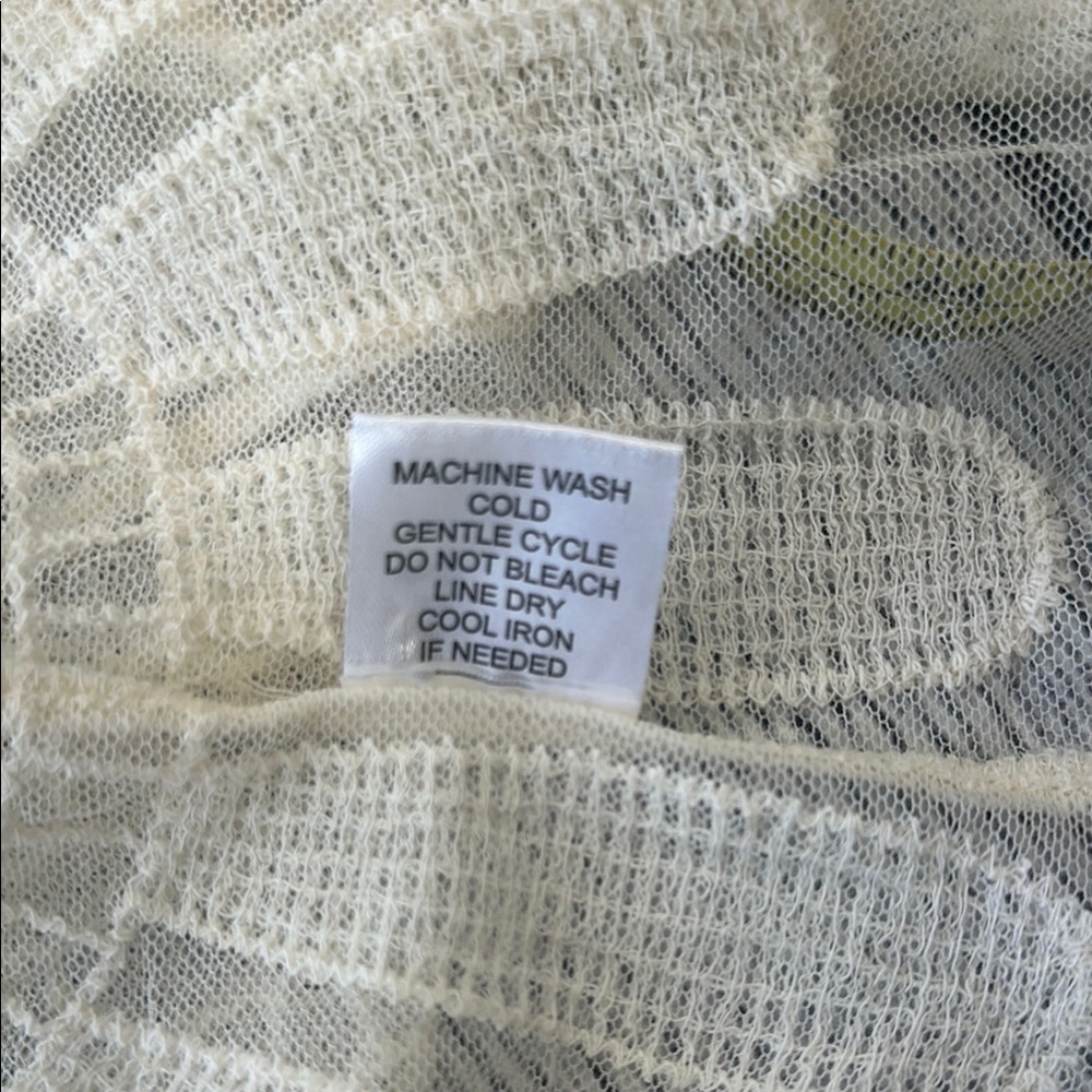 Rebellion Sz S Ivory Lace Swim Cover-Up • NWT! - Picture 7 of 9